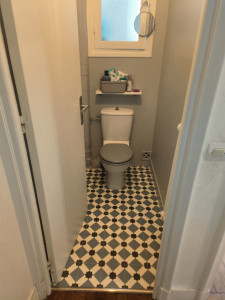Photo de galerie - Après pose d'un lino. 