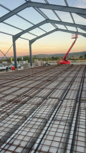 Photo de galerie - Création de dalle puis coulage 