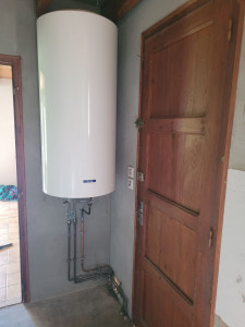 Photo de galerie - Pose et raccordement chauffe eau 