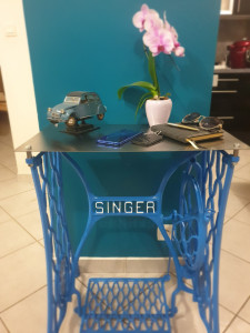 Photo de galerie - Restauration d'une machine a coudre SINGER