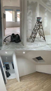 Photo de galerie - Enduit + peinture 