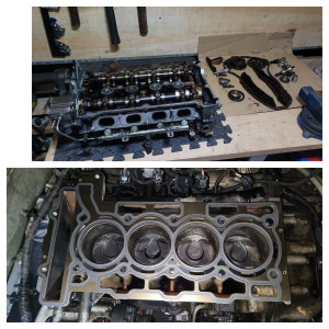Photo de galerie - Remplacement joint de culasse. 