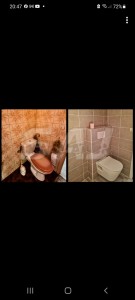 Photo de galerie - Création d'un toilette suspendu et rénovation de la salle de bain en partenariat avec yan plomberie 