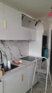 Photo de galerie - Pose de cuisine 