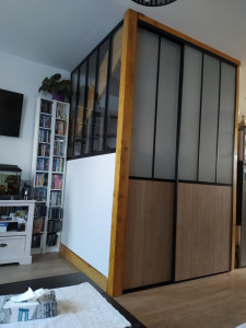 Photo de galerie - Cloison et porte 