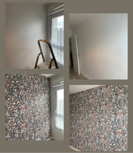 Photo de galerie - Papier peint chambre à coucher 