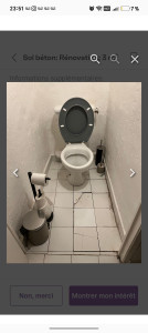 Photo de galerie - Wc chape qui a descendu refait un neuf 