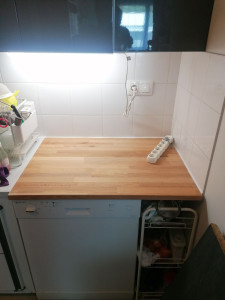 Photo de galerie - Découpage de plan de travail d une cuisine 