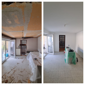 Photo de galerie - Avant / Après salon 