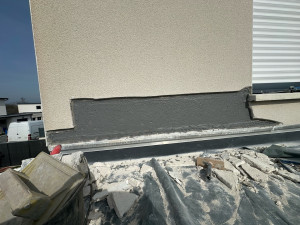 Photo de galerie - Retouche enduit après infiltration 