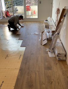Photo de galerie - Pose de parquet - Revêtement de sol