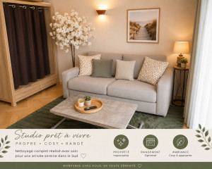 Photo de galerie - ? Envie de retrouver un intérieur propre, rangé et cosy sans vous soucier du ménage ? ✨ Faites appel à MAE HOME SERVICES ! Nous prenons soin de votre logement dans les moindres détails pour une arrivée en toute sérénité. ? ? 06 52 56 36 10