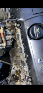 Photo de galerie - Problème de fuite d’huile sur un véhicule 308