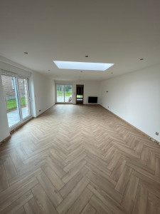 Photo de galerie - Pose de parquet - Revêtement de sol