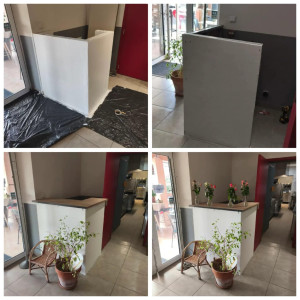 Photo de galerie - Création d'un accueil restaurant 