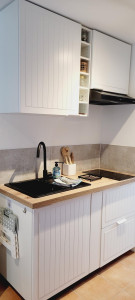 Photo de galerie - Pose complète d'une kitchenette 