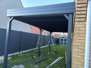 Photo de galerie - Création d’un Carports 2m50 sur 5m