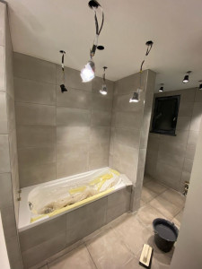 Photo de galerie - Installation d'une baignoire 
