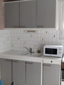 Photo de galerie - Changement des portes et peinture de meuble en résine pour rénovation de cuisine
