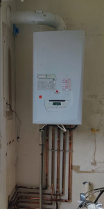 Photo de galerie - Remplacement de chaudière gaz à condensation.