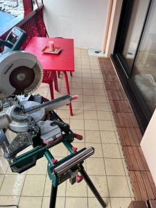 Photo de galerie - Pose de callibotit bois 