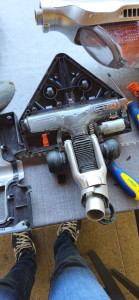 Photo de galerie - Démontage et dépannage d'un aspirateur rowenta sans fil.