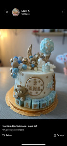 Photo de galerie - Gateau d'anniversaire - cake art