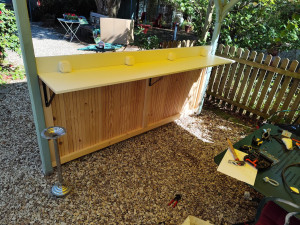 Photo de galerie - Finition du comptoir 