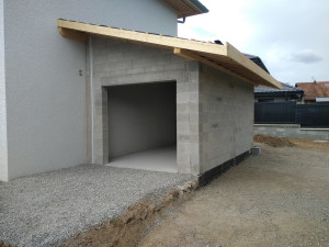 Photo de galerie - Construction d'un garage en extension de 15 m2