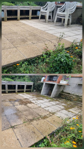Photo de galerie - Nettoyage au karcher avant/après 