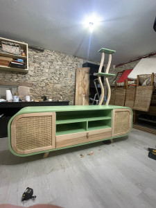 Photo de galerie - Fabrication d’un meuble 