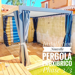Photo de galerie - Changement Pergola Bioclimatique Phase 3/3
