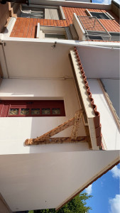 Photo de galerie - Création d’un avant-toits 