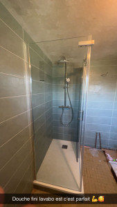 Photo de galerie - Douche poser 