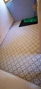 Photo de galerie - Pose carreaux de ciment
