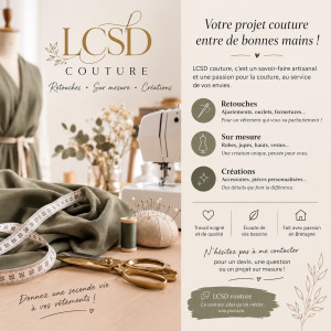 Photo de galerie - Bienvenue chez LCSD Couture