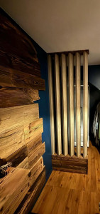 Photo de galerie - Claustra pour séparer la chambre et la douche 