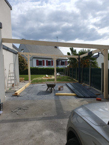 Photo de galerie - Réalisation d'un carport