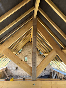 Photo de galerie - Pose écran sous toiture 