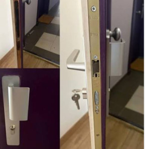 Photo de galerie - Perçage canon ,plus remplacement  de serrure. 