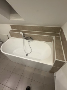 Photo de galerie - Installation d’une baignoire 