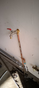 Photo de galerie - Modification + changement de robinet extérieur 