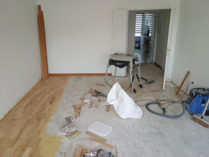 Photo de galerie - Pose de parquet