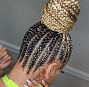 Photo de galerie - Je tresses aussi des rajout avec mèche pour plus d'informations me contacter par téléphone