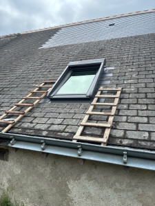 Photo de galerie - Pose de velux 