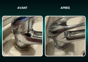 Photo de galerie - Un petit Avant/Après.
Nettoyage vapeur. 