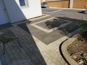 Photo de galerie - Photo APRES : retrait des adventices (mauvaises herbes)