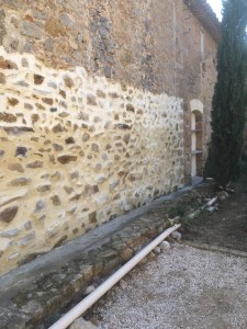 Photo de galerie - Rejointement mur en pierre à la chaux