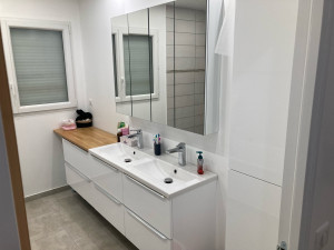 Photo de galerie - Création d’une salle de bain à partir de pièces vide 