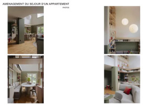Photo de galerie - Aménagement du séjour d’un appartement à Paris 16